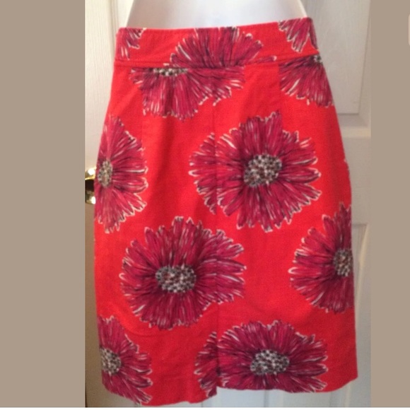 LILLY PULITZER Pencil Skirt High Waisted Floral Pink Island Bloom Style #83343 - Picture 5 of 8